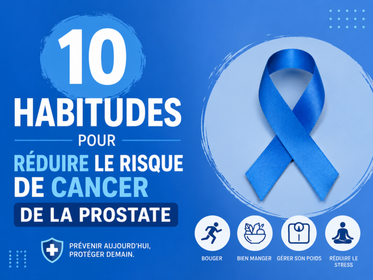 10 habitudes pour prévenir le cancer de la prostate