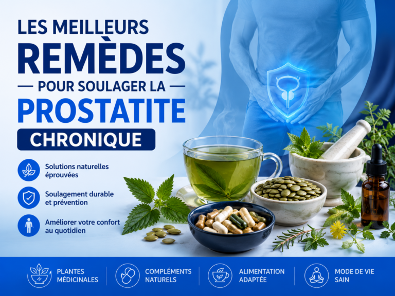 Les Meilleurs Remèdes Pour Soulager La Prostatite Chronique