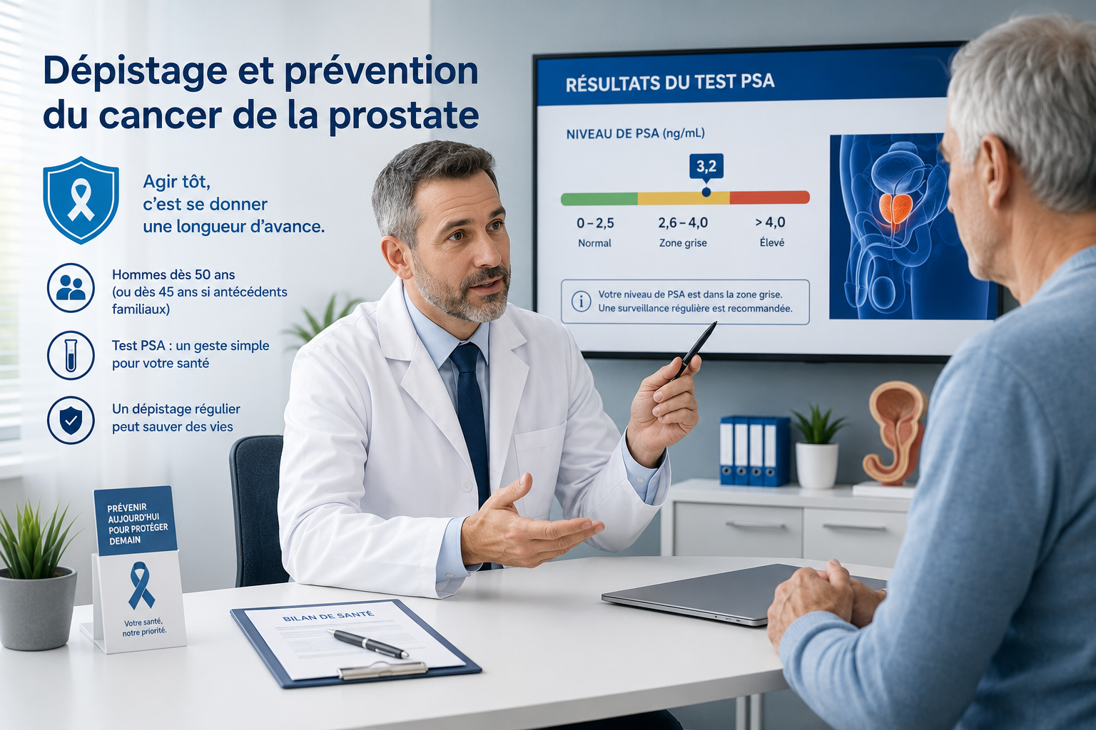 Quel est le meilleur dépistage et à quelle fréquence faire un test PSA ?