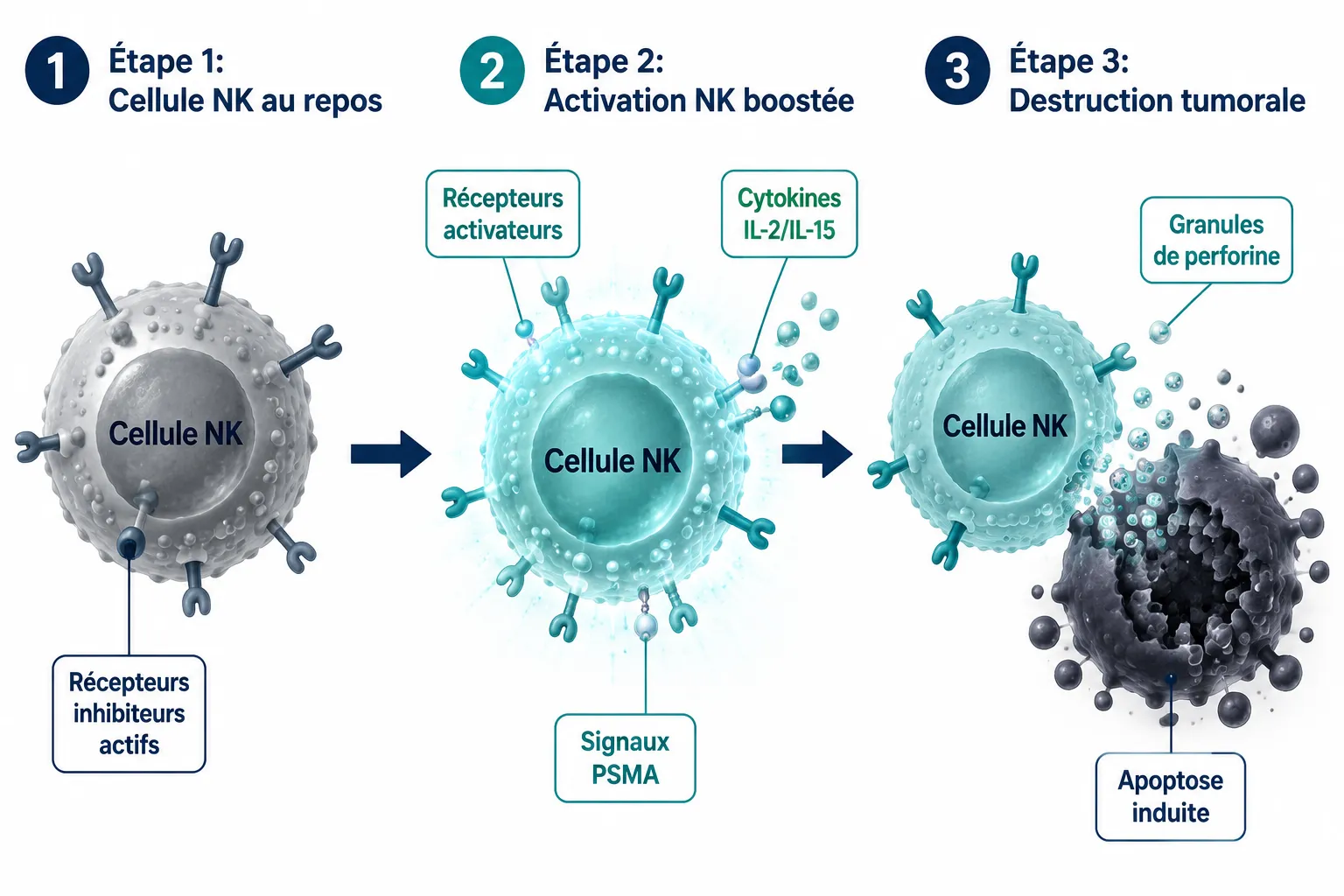Que sont les cellules tueuses naturelles et comment combattent-elles le cancer de la prostate ?