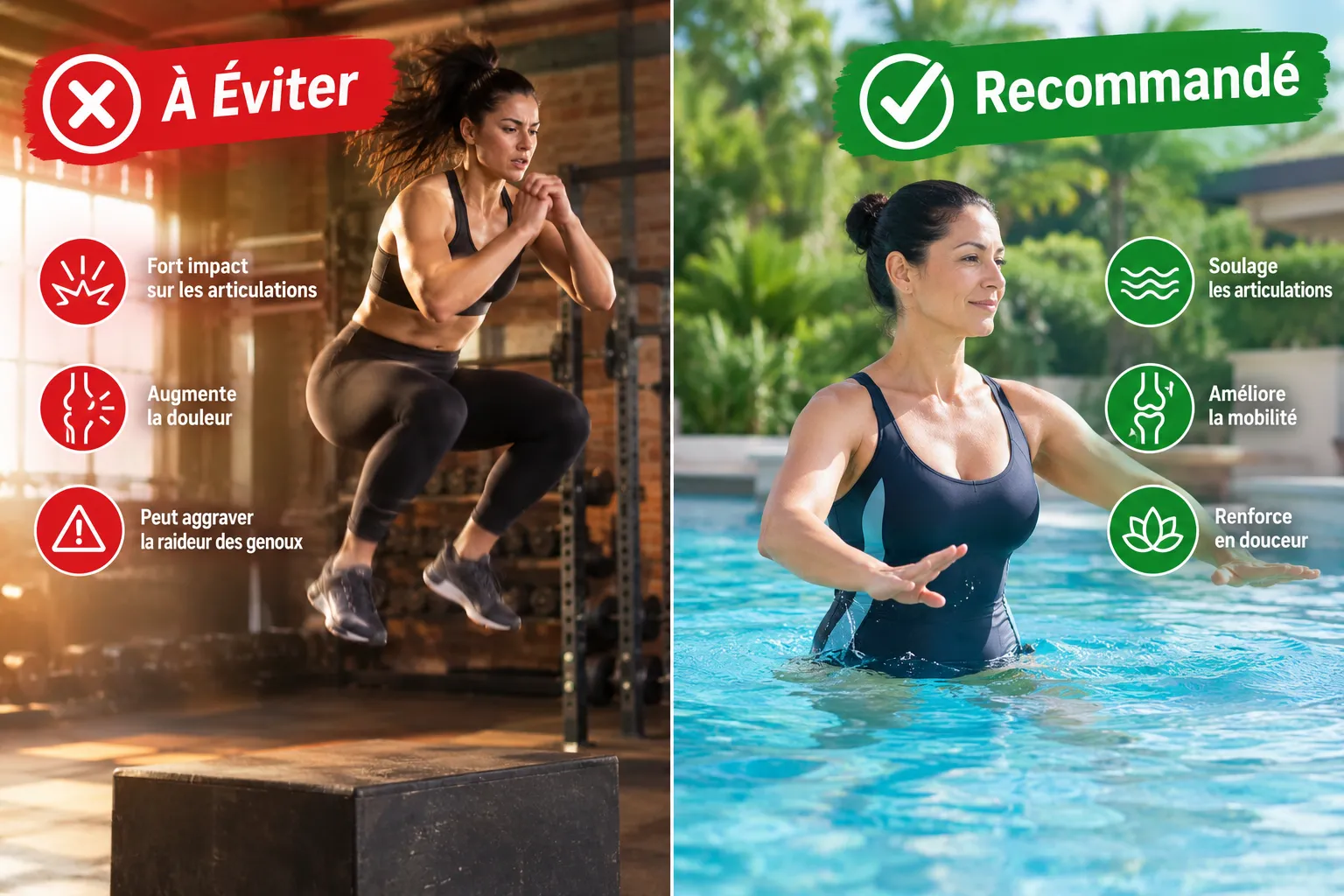 10 Exercices Doux Pour les Genoux Raides | Santé et bien-être 7. Étirement du Quadriceps Debout